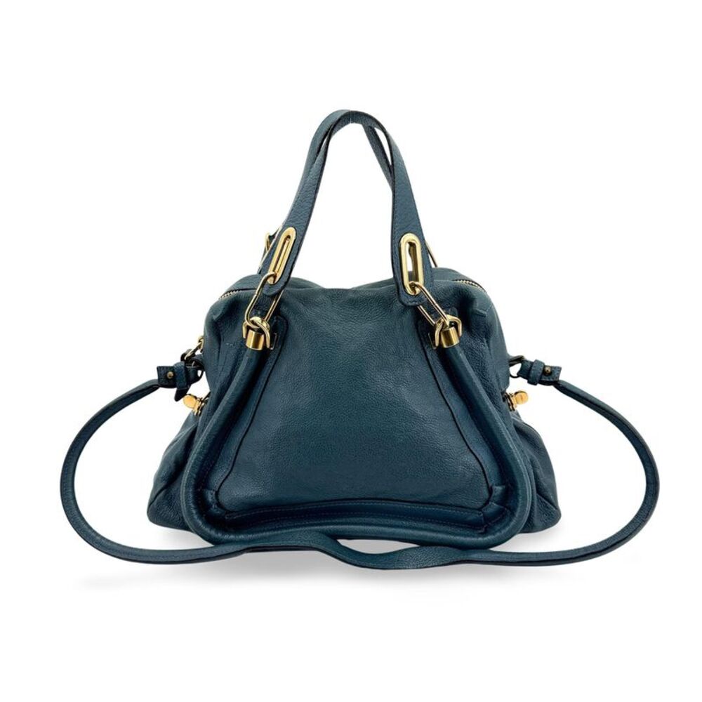 Chloé Paraty Mini Tote Bag Crossbody Bag Blue